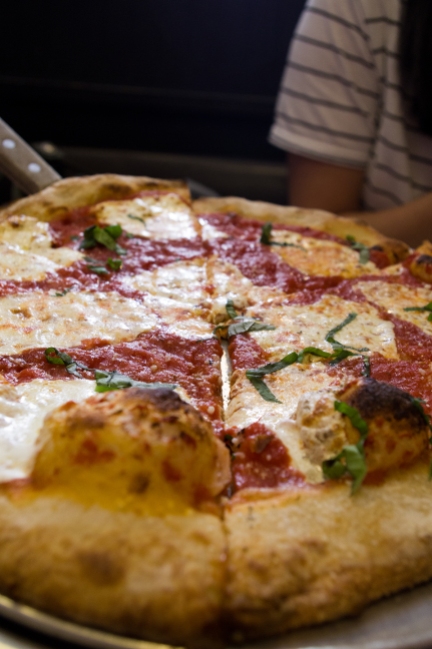 Original margherita @ Lombardi's Pizza // 32 Spring St New York, NY, 10012